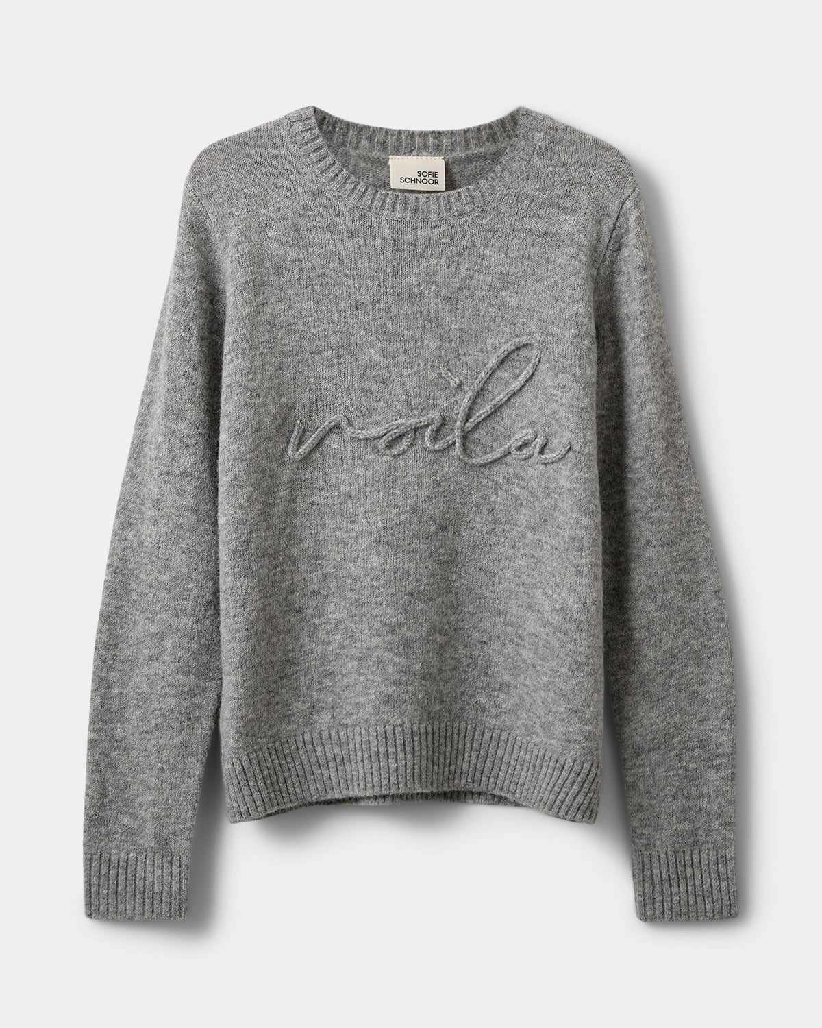 Sofie Schnoor YOUNG MINNIKSY KNIT Knit 8010 Grey melange