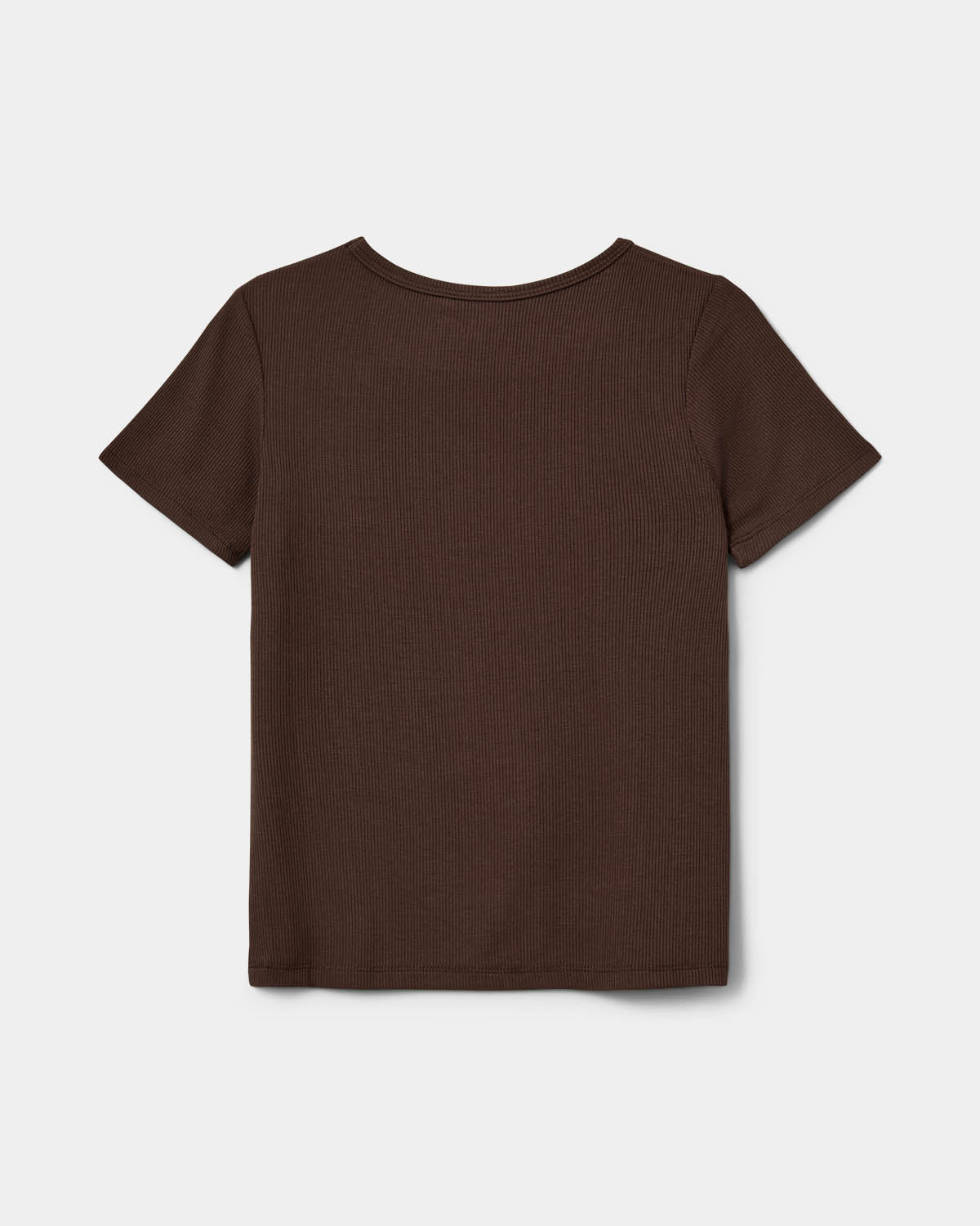 Sofie Schnoor YOUNG NATALIASY RIB T-SHIRT T-shirt 7129 Brown Fudge