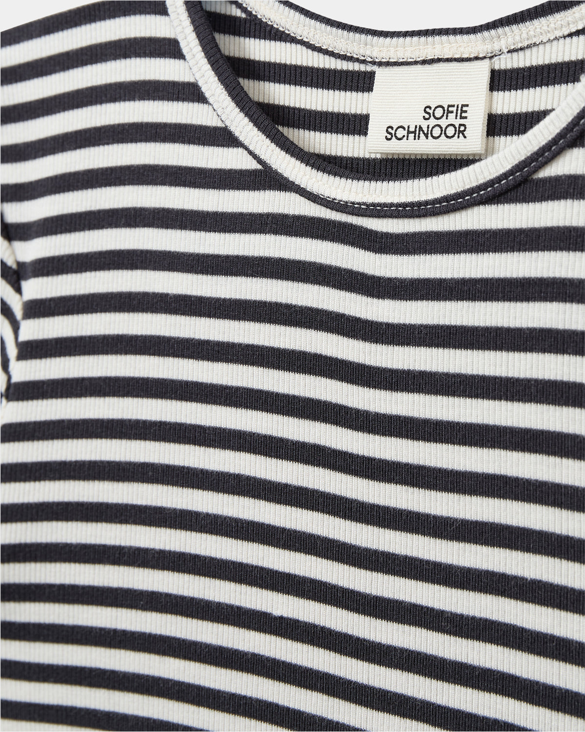 Sofie Schnoor YOUNG NATALIASY RIB T-SHIRT T-shirt 1017 Black striped