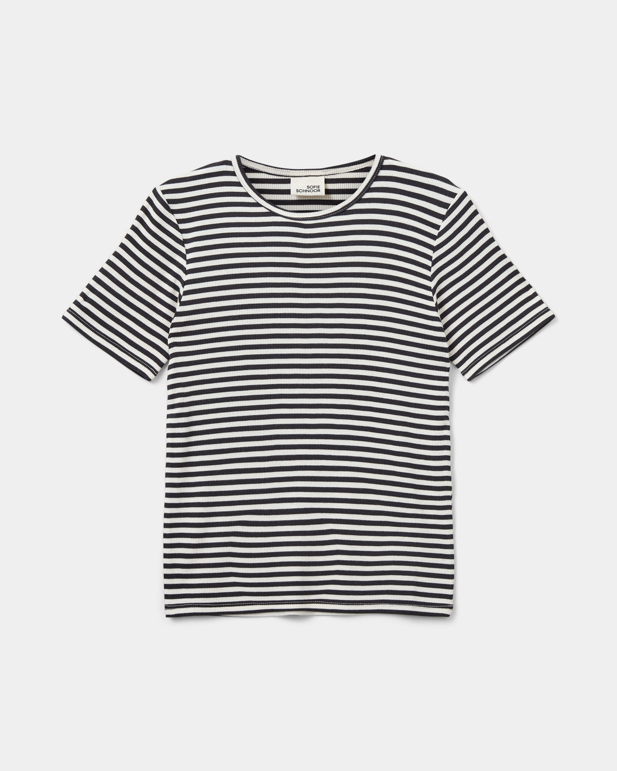 Sofie Schnoor YOUNG NATALIASY RIB T-SHIRT T-shirt 1017 Black striped