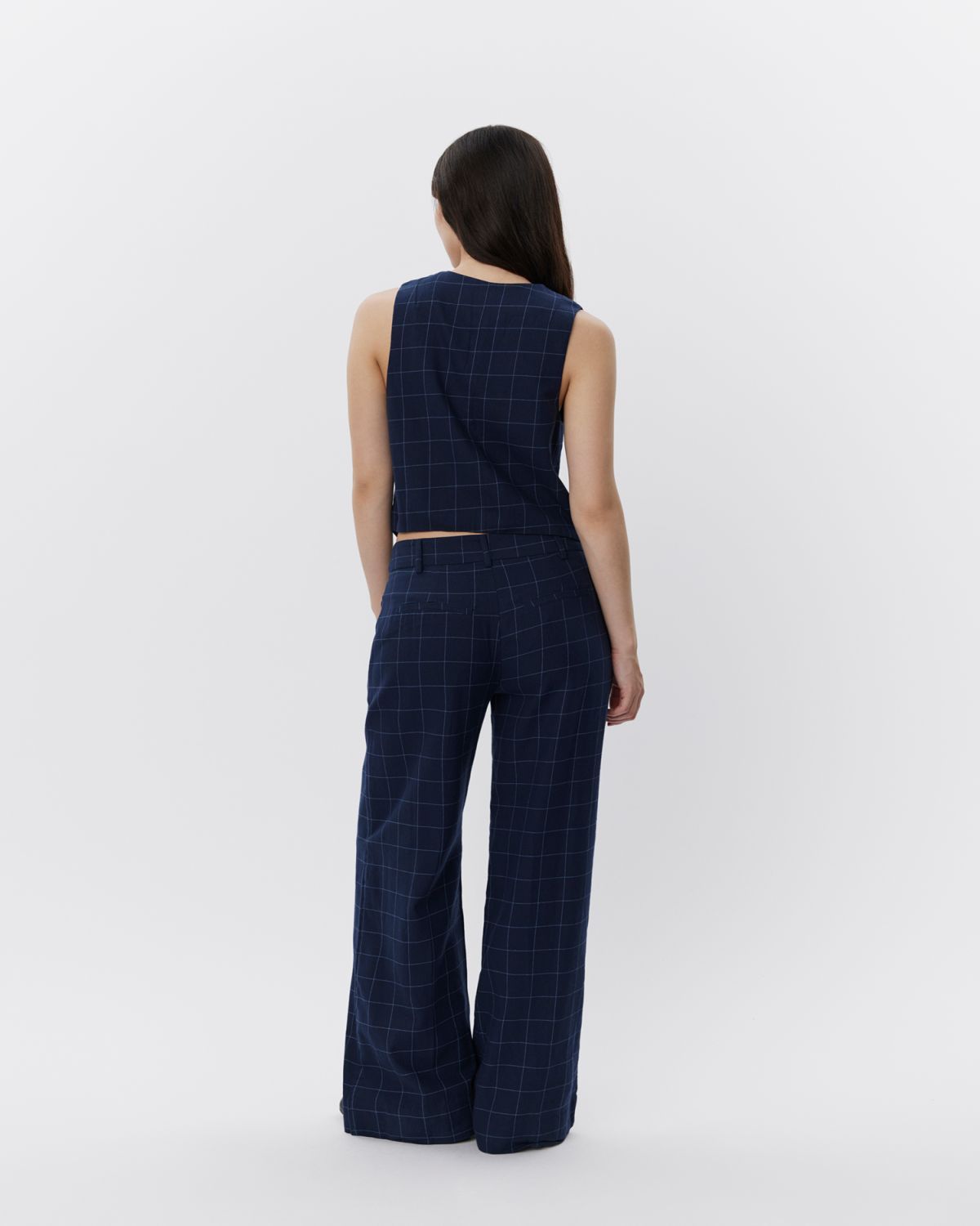 Sofie Schnoor WOMEN NATHALIASW TROUSERS Trousers 5103 Navy check