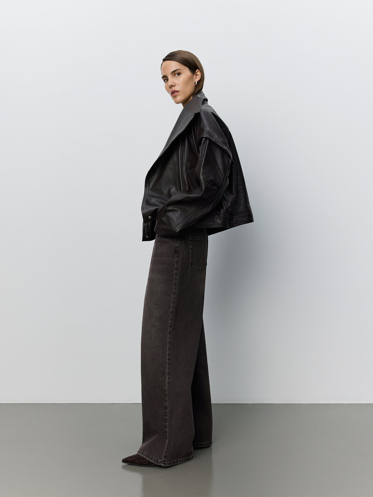 Sofie Schnoor WOMEN NIKITASW LÆDERJAKKE Læderjakke 7171 Dark Plum