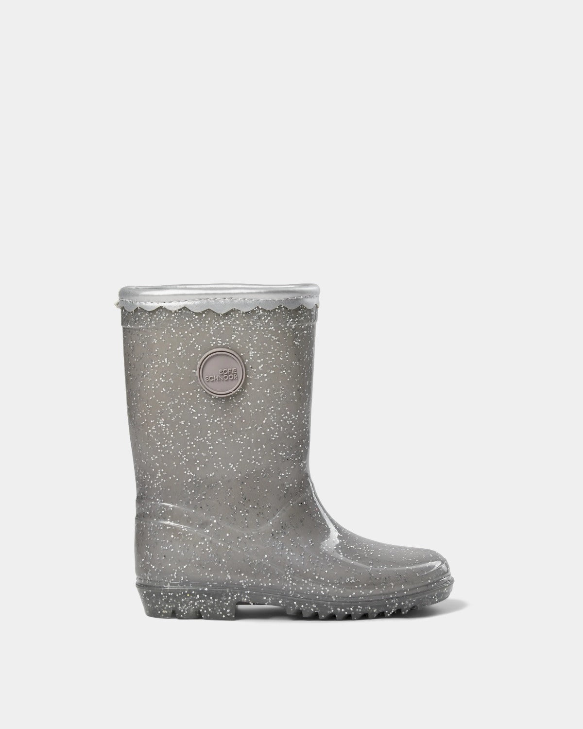 Sofie Schnoor KIDS NILLESK GUMMISTØVLE MED FOR Gummistøvle 8005 Silver