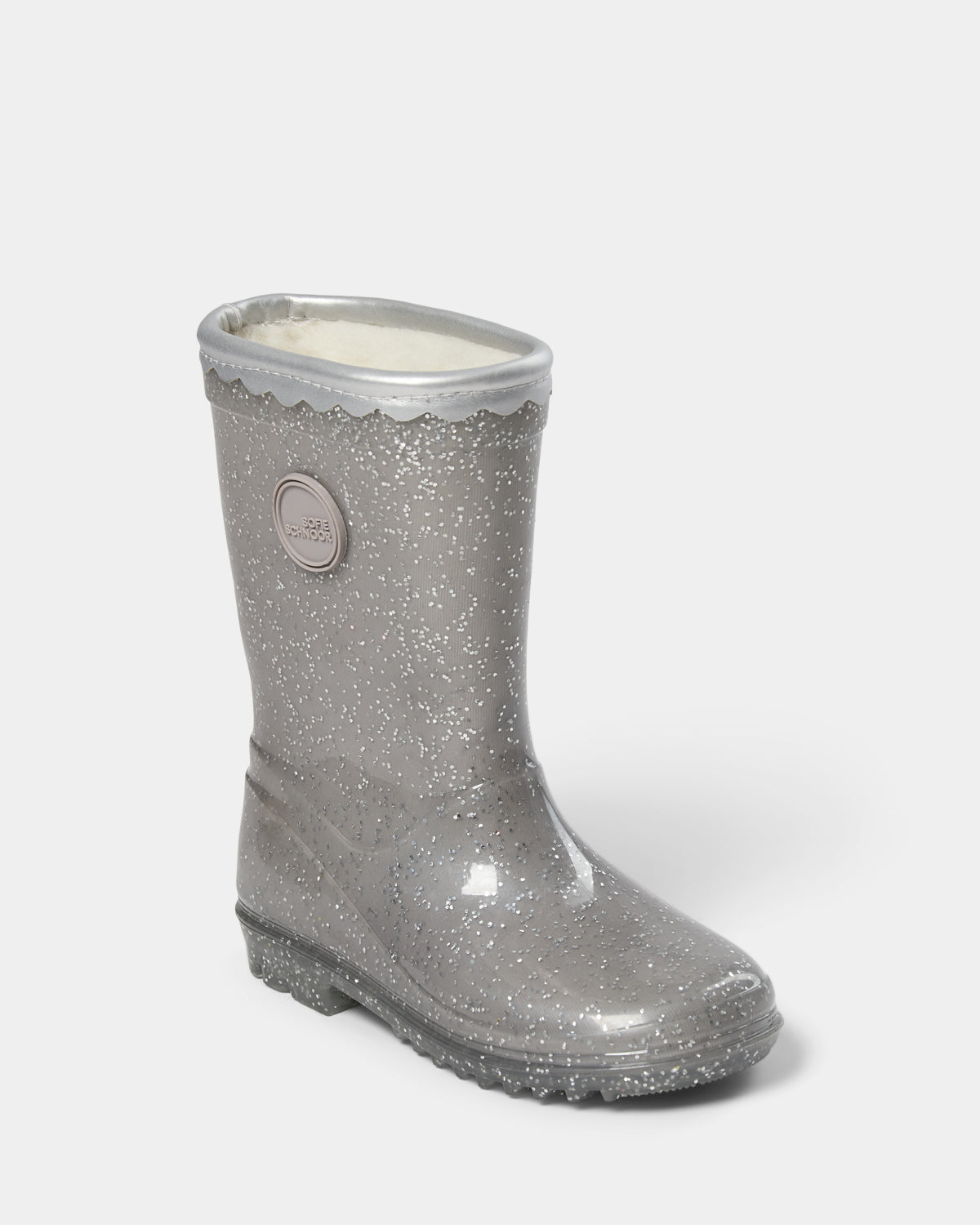 Sofie Schnoor KIDS NILLESK RUBBER BOOT W. LINING Rubber Boot 8005 Silver