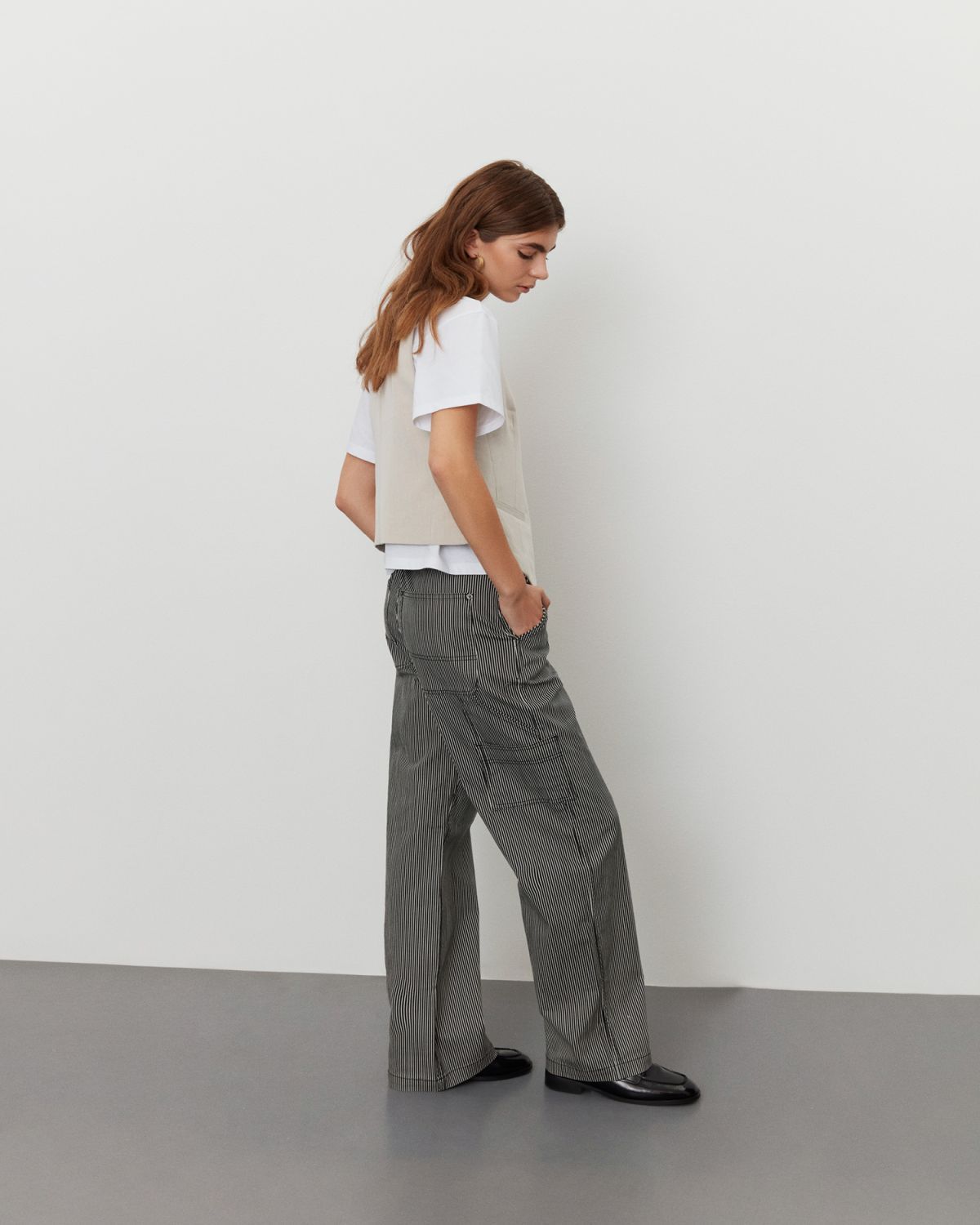 Sofie Schnoor WOMEN NaliaSW Trousers Trousers 0139 White Black striped