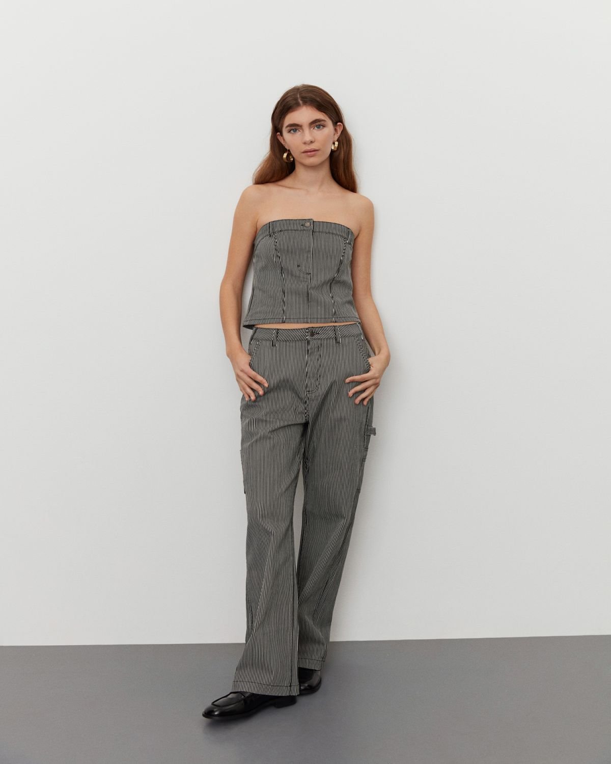 Sofie Schnoor WOMEN NaliaSW Trousers Trousers 0139 White Black striped