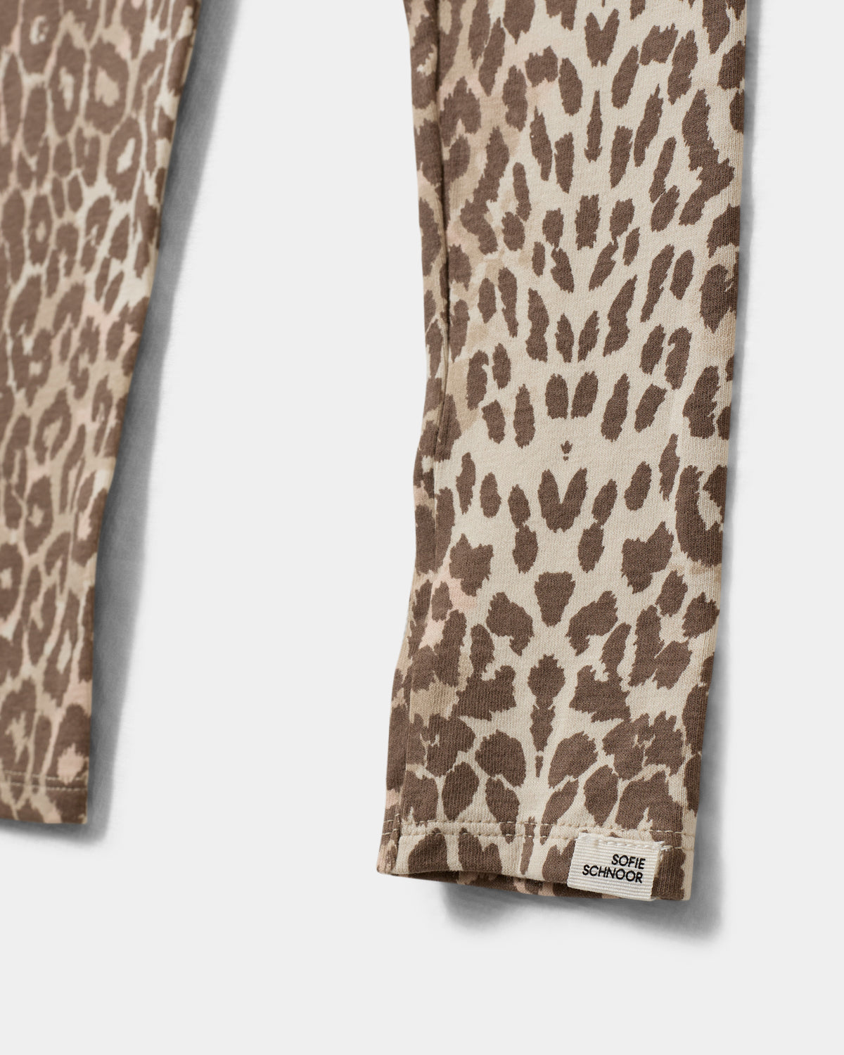 Sofie Schnoor KIDS NalineKB Legging Leggings 9137 AOP Beige Leopard