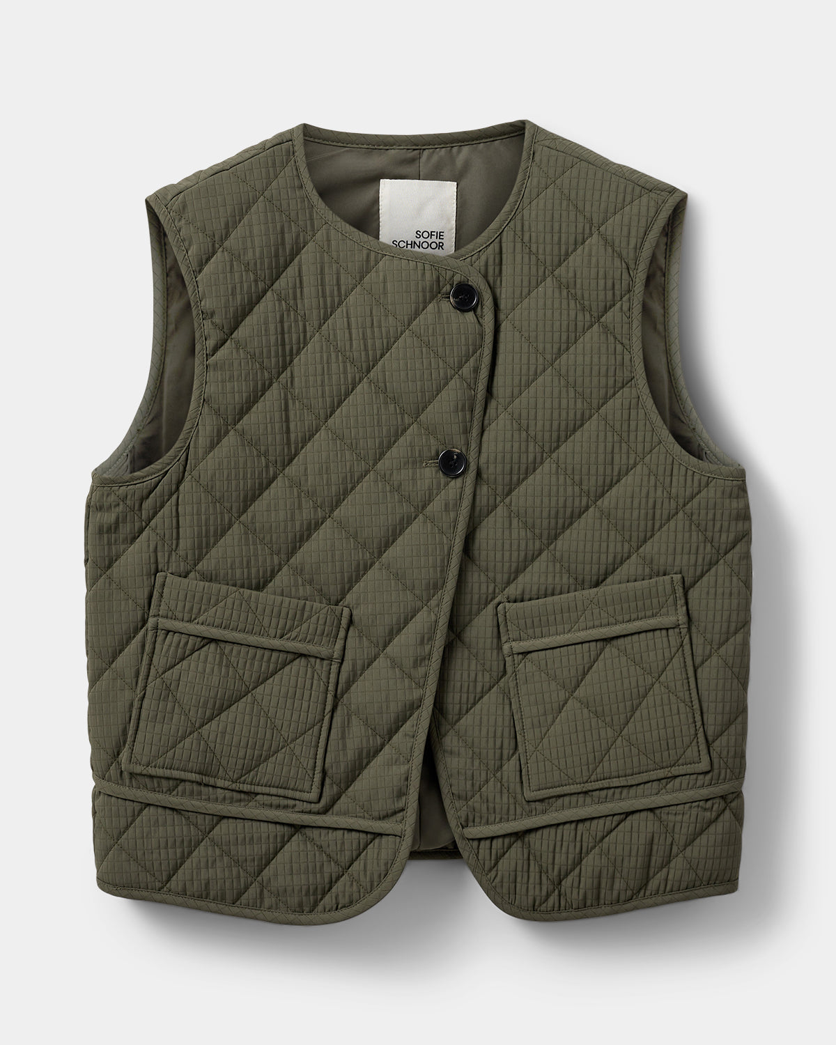 Sofie Schnoor WOMEN OLGASW VEST Vest 3020 Dark green