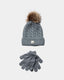 P243910-Beanie and mittens set-Grey mel