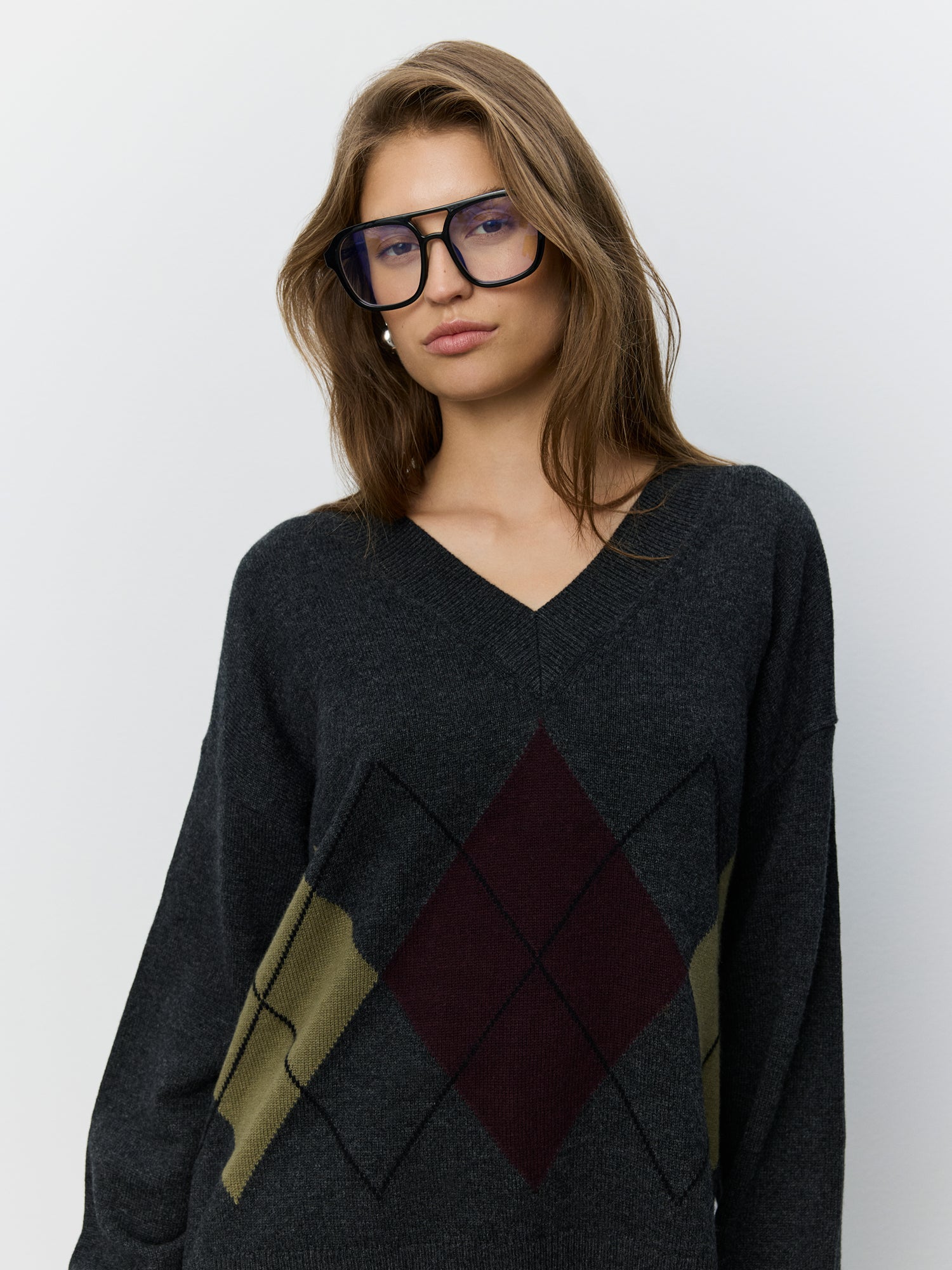 Sofie Schnoor WOMEN PALEASW STRIK SWEATER Strik 8008 Dark grey