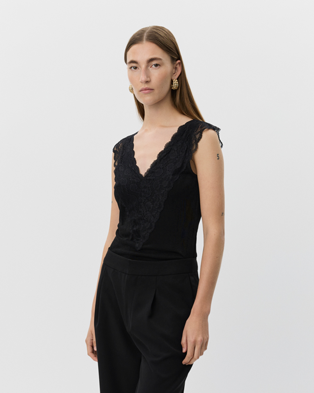 Sofie Schnoor WOMEN PANSYSW TOP Top 1000 Black