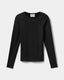 PATRICIASY T-SHIRT LONG SLEEVE - Black