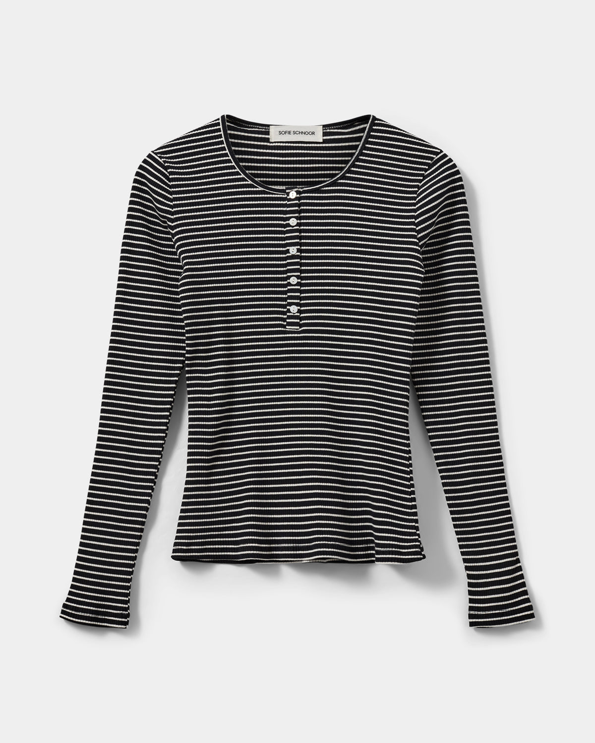 Sofie Schnoor WOMEN PAXSW T-SHIRT LANGÆRMET T-shirt lang ærmet 0140 Off White Striped
