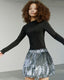PELUASY T-SHIRT LONG SLEEVE - Black