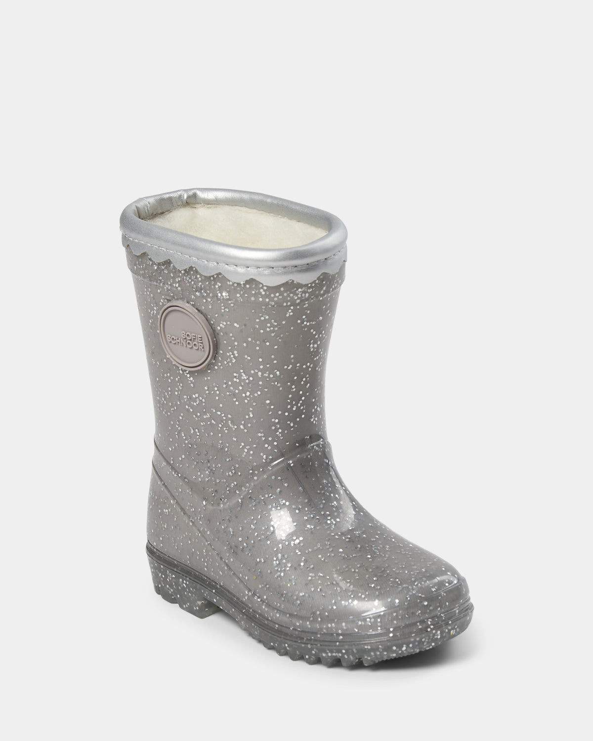 Sofie Schnoor KIDS PERLASK GUMMISTØVLE MED FOR Gummistøvle 8005 Silver