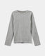 PETRICIASY POINTELLE LONGSLEEVE TEE - Grey mel