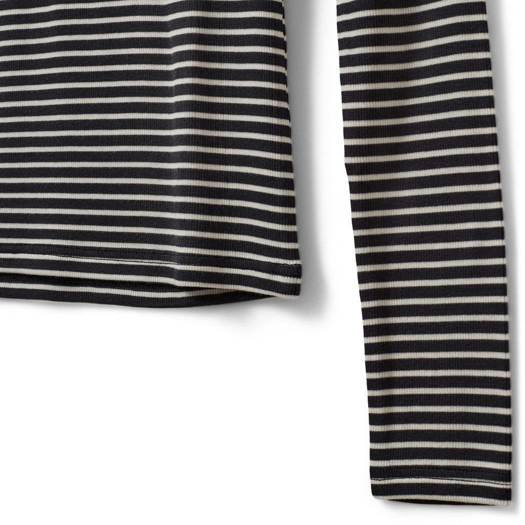 Sofie Schnoor WOMEN PETRICIASW STRIBE T-SHIRT LANGÆRMET T-shirt lang ærmet 1017 Black striped