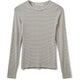 PETRICIASW STRIPE T-SHIRT LONG SLEEVE - Grey Striped