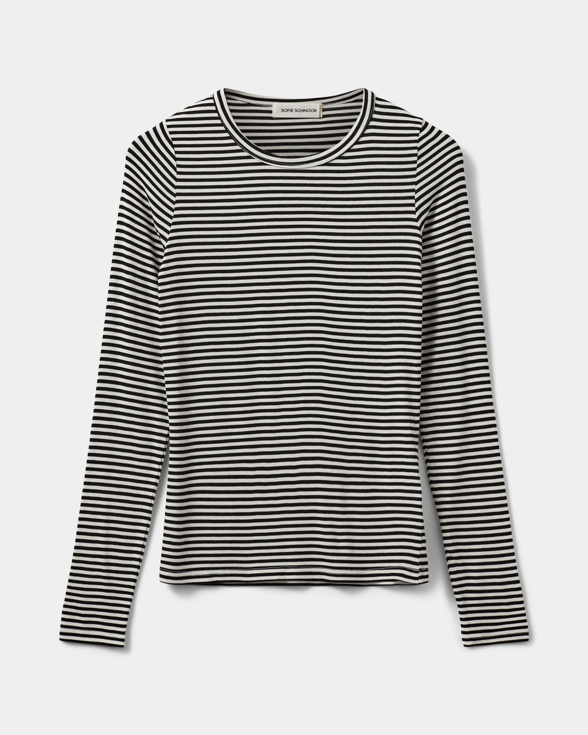 Sofie Schnoor WOMEN PETRICIASW STRIPE T-SHIRT LONG SLEEVE T-shirt Long Sleeve 1017 Black striped