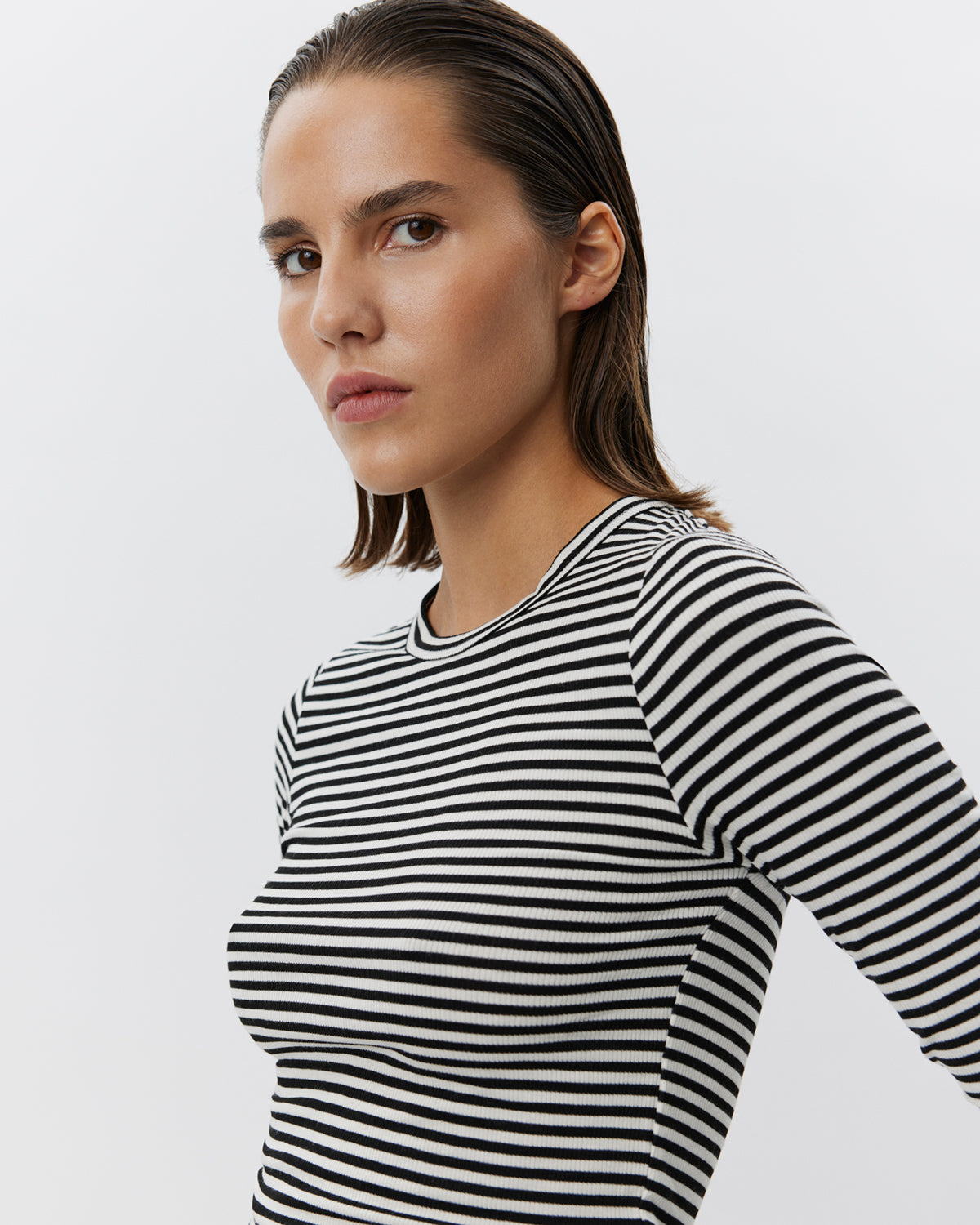 Sofie Schnoor WOMEN PETRICIASW STRIPE T-SHIRT LONG SLEEVE T-shirt Long Sleeve 1017 Black striped