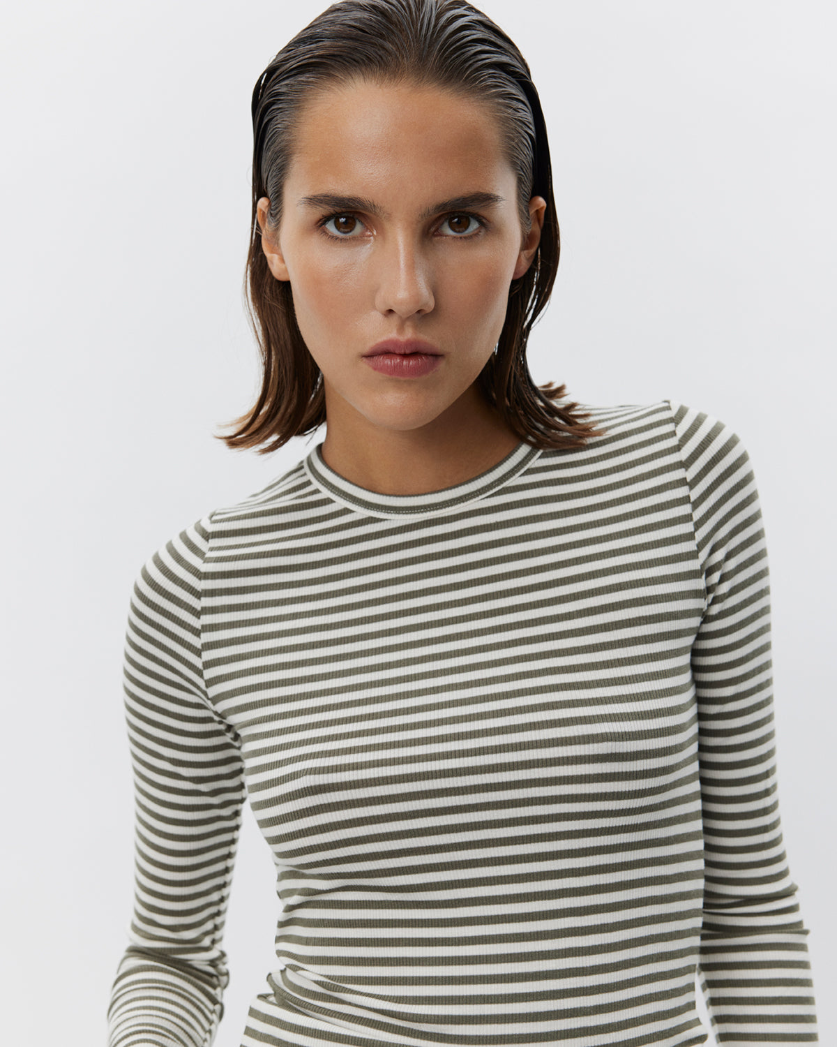 Sofie Schnoor WOMEN PETRICIASW STRIPE T-SHIRT LONG SLEEVE T-shirt Long Sleeve 3099 Army striped