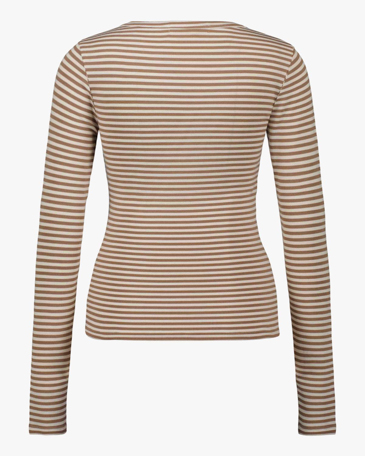 Sofie Schnoor WOMEN PETRICIASW STRIPE T-SHIRT LONG SLEEVE T-shirt Long Sleeve 7120 Beige Striped