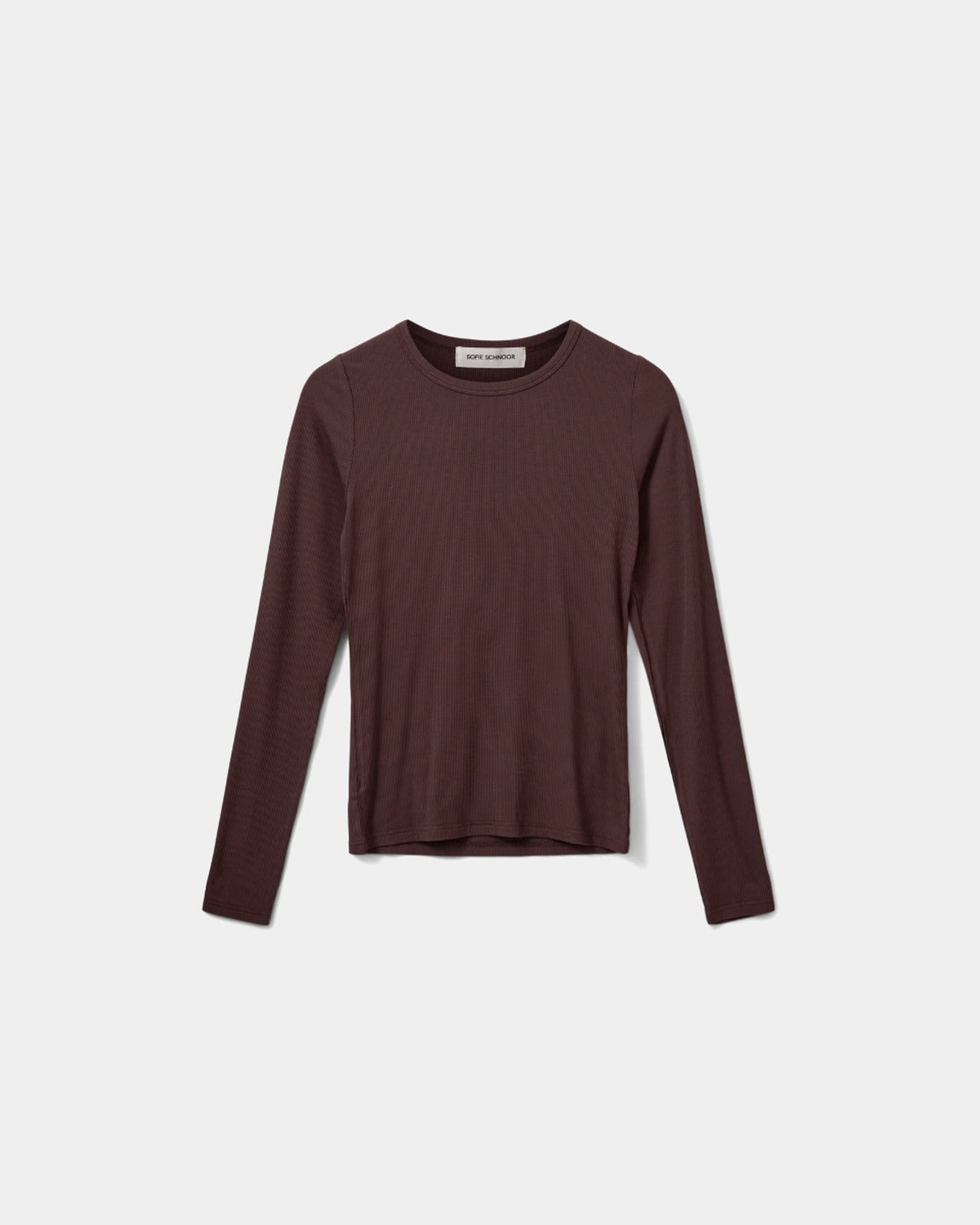 Sofie Schnoor WOMEN PETRICIASW T-SHIRT LANGÆRMET T-shirt lang ærmet 7168 Dark Plum