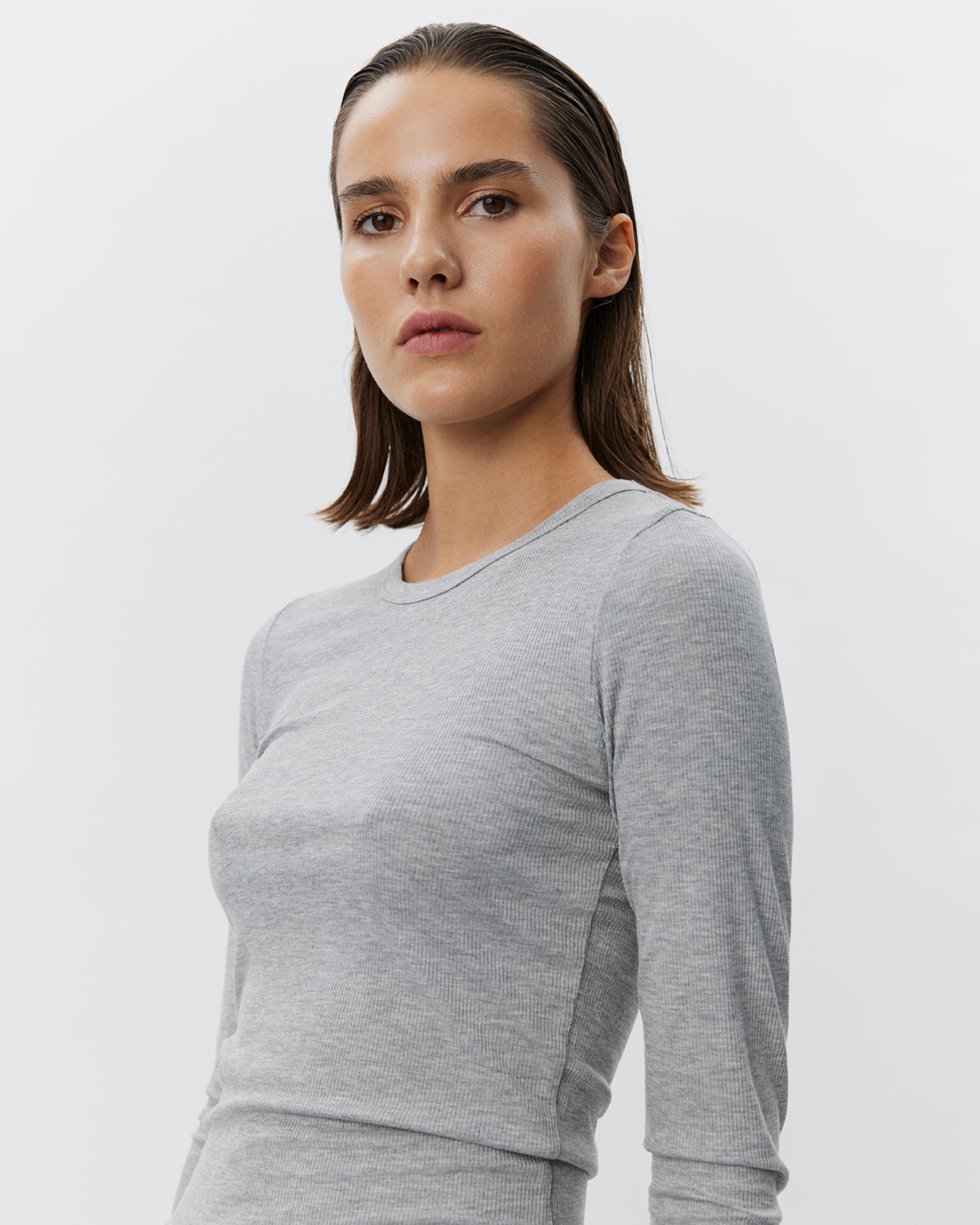 Sofie Schnoor WOMEN PETRICIASW T-SHIRT LONG SLEEVE T-shirt Long Sleeve 8000 Grey mel