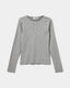 PETRICIASY POINTELLE LONGSLEEVE TEE - Grey mel
