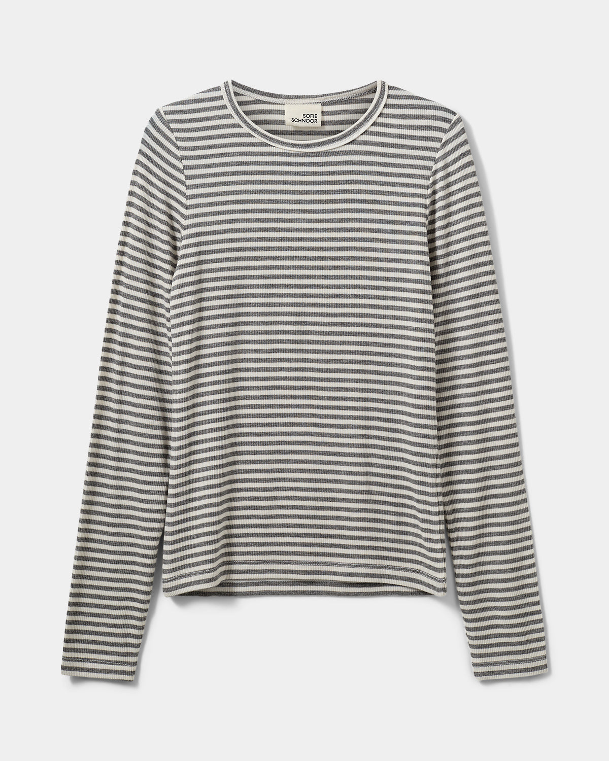 Sofie Schnoor YOUNG PETRICIASY T-SHIRT LONG SLEEVE T-shirt Long Sleeve 8048 Grey Striped