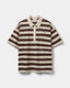 PILSW OVERSIZE STRIPED POLO SHIRT