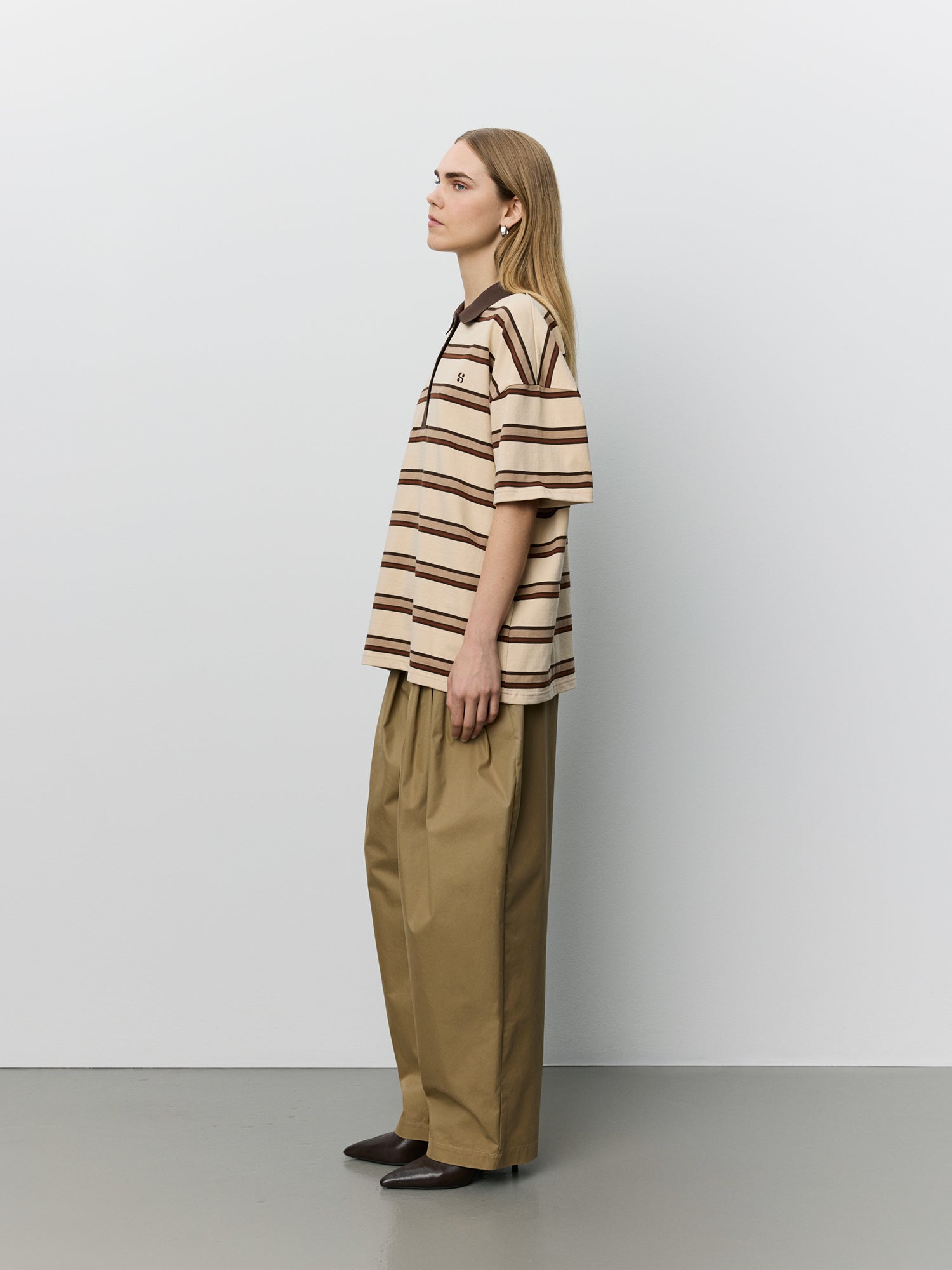 Sofie Schnoor WOMEN PILSW POLO T-SHIRT T-shirt 7113 Brown Striped