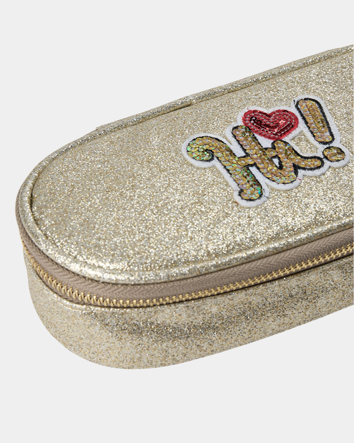 Sofie Schnoor YOUNG Pencilcase Pencil case 9075 Champagne glitter