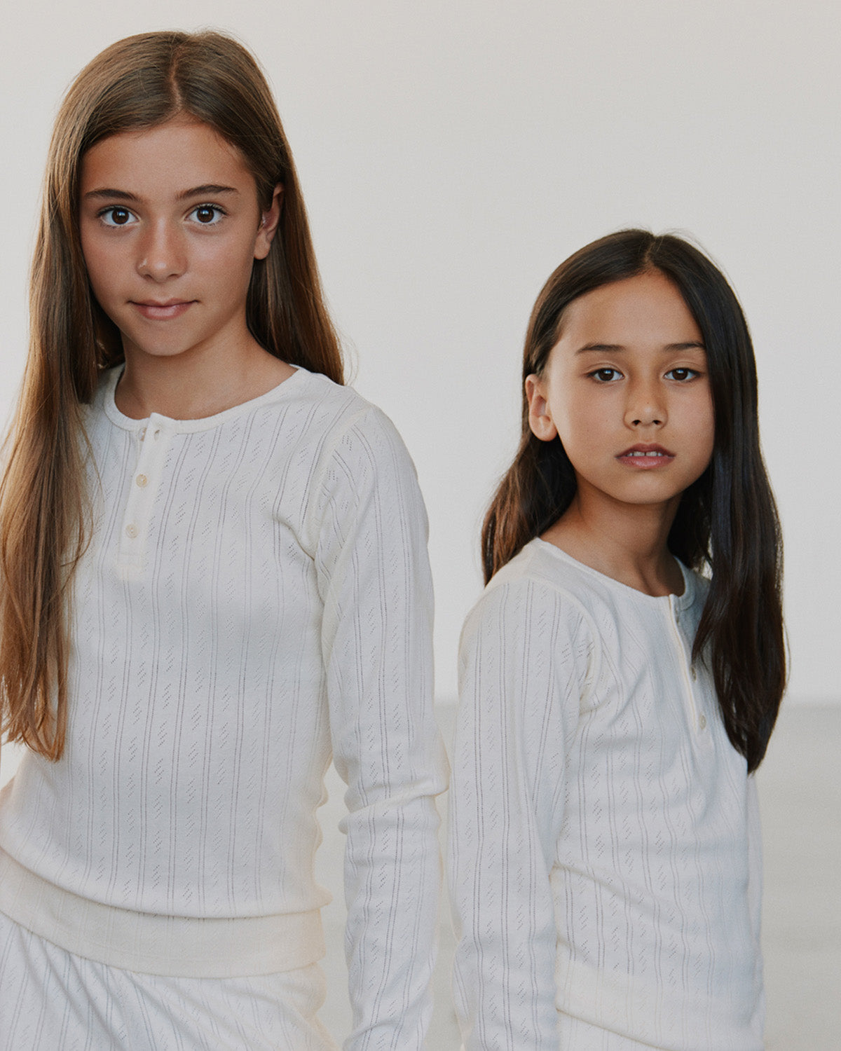 Sofie Schnoor YOUNG PetriciaSY Pointelle Longsleeve Tee T-shirt Long Sleeve 0109 Off White