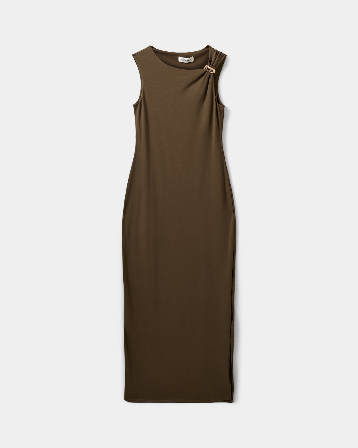 Sofie Schnoor WOMEN RAGNISW JERSEY MAXI KJOLE Kjole 3097 Olive Brown