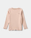 RAMITASK T-SHIRT LONG SLEEVE - Leaf Light rose