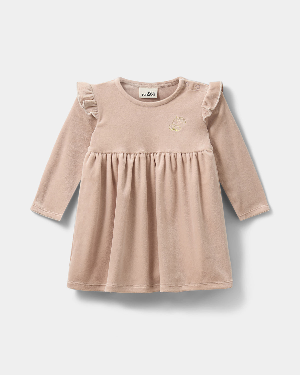 Sofie Schnoor BABY RITASB DRESS Dress 4135 Leaf Light rose