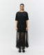 ROASLYSW MAXI TULLE SKIRT - Black