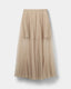 ROASLYSW MAXI TULLE SKIRT - Light Sand