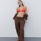 S242261-Trousers-Chocolate brown