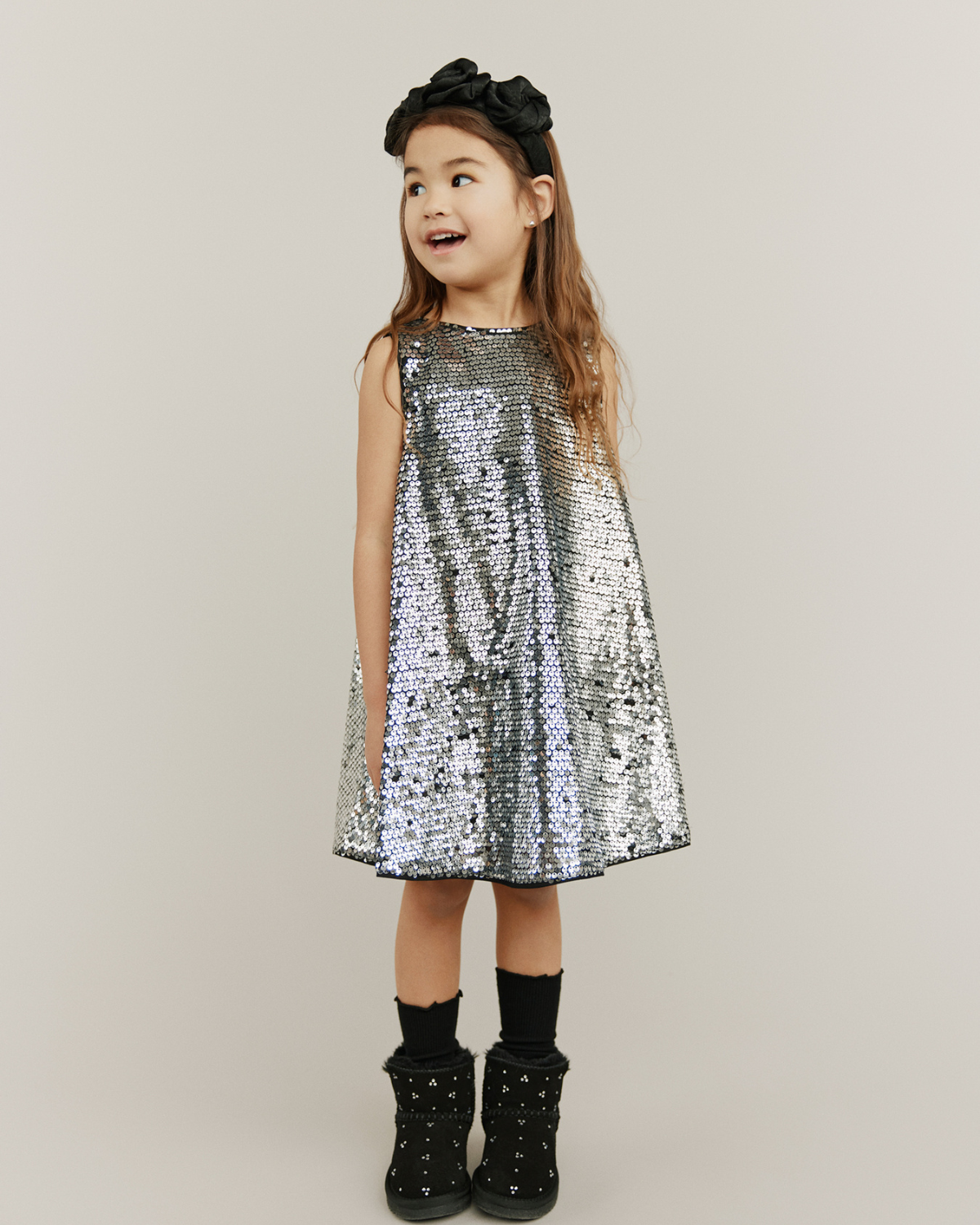 Sofie Schnoor KIDS SALLYSK DRESS Dress 8037 Silver