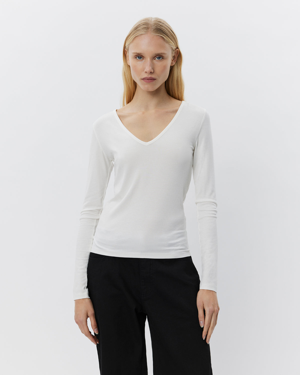 Sofie Schnoor WOMEN SALLYSW T-SHIRT LONG SLEEVE T-shirt Long Sleeve 0100 White