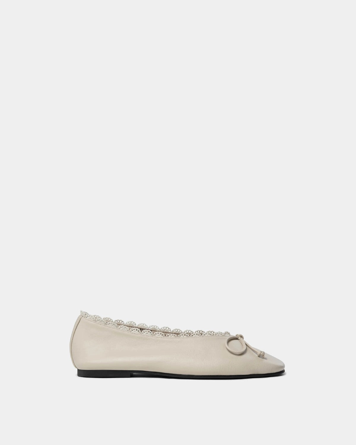 Sofie Schnoor WOMEN SARASW LÆDER BALLERINA Ballerina 0101 Off white