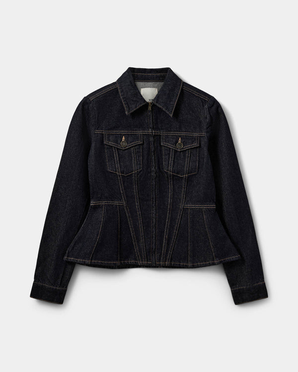 SAVAKISW RAW DENIM JACKET