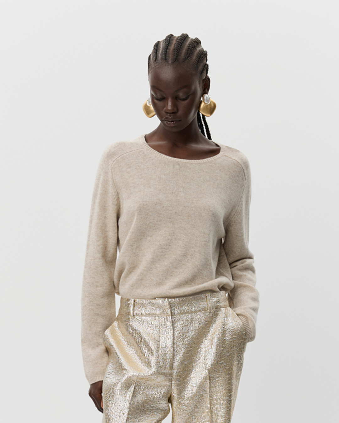 Sofie Schnoor WOMEN SAYASW PULLOVER Pullover 7131 Beige Melange