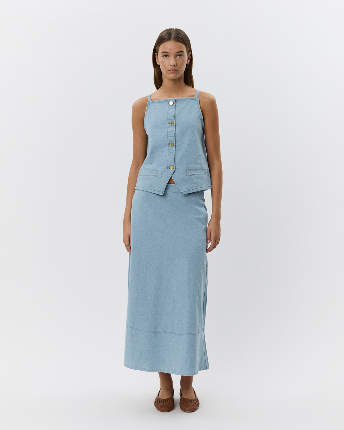 Sofie Schnoor WOMEN SELIASW NEDERDEL Nederdel 5094 Light Blue striped