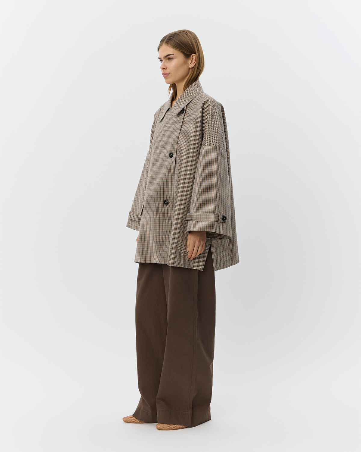 SELINASW OVERSIZE CHECK JACKET Jakke - 9064 Check | Sofie Schnoor