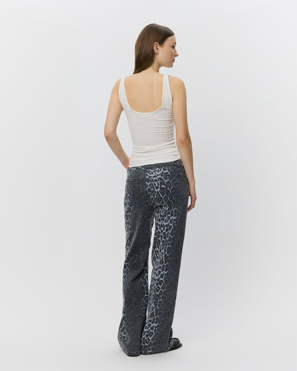 Sofie Schnoor WOMEN SIENNASW LEOPARD TROUSERS Trousers 5036 Blue