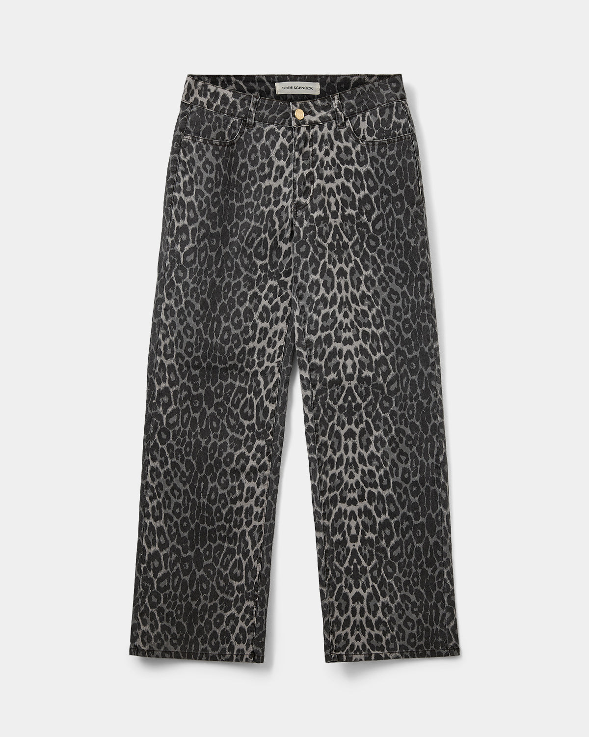 Sofie Schnoor WOMEN SIENNASW LEOPARD TROUSERS Trousers 9085 Grey leopard