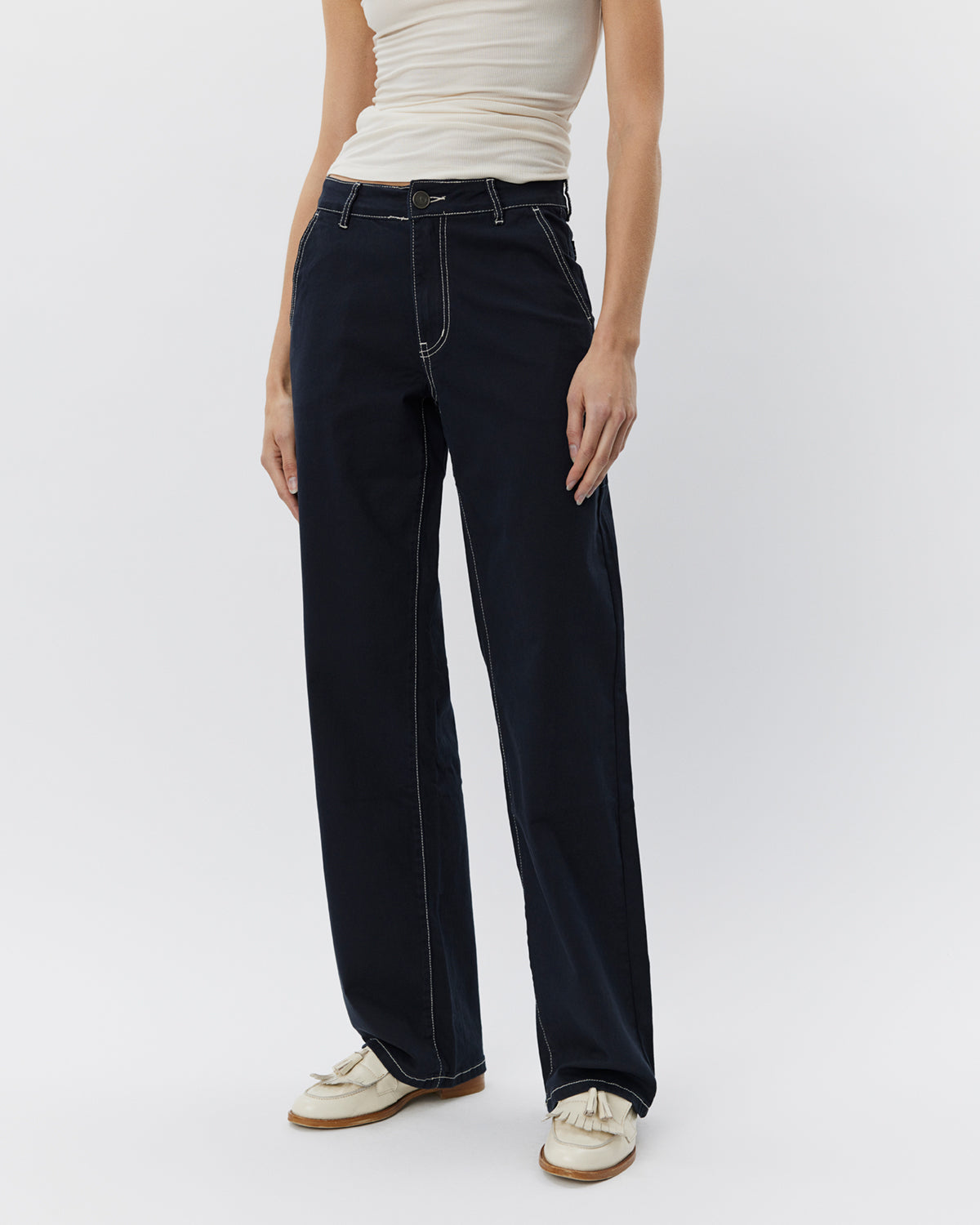 Sofie Schnoor WOMEN SIENNASW TROUSERS Trousers 5113 Navy